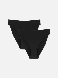 Culotte|Primark Lot De 2 Mini Culottes Lisses Noir