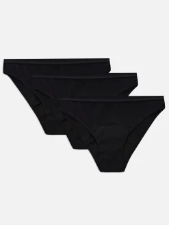 Culotte|Primark Lot De 3 Mini Culottes Menstruelles Noir