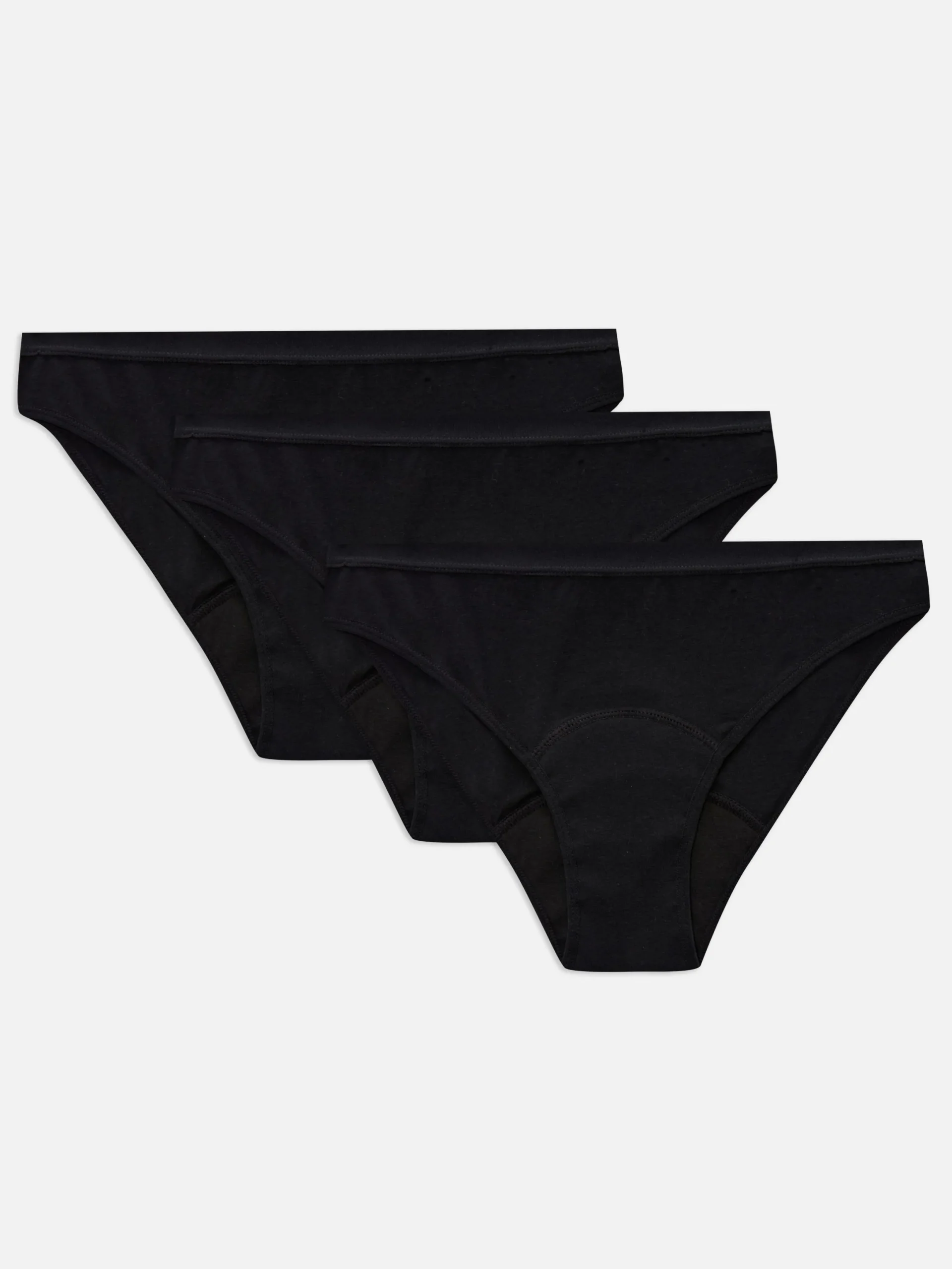 Culotte|Primark Lot De 3 Mini Culottes Menstruelles Noir