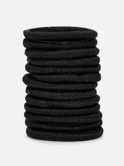 Accessoires Cheveux|Primark Lot De 60 Mini élastiques Cheveux Noir