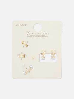 Bijoux|Primark Lot De 6 Paires De Boucles D'oreilles à Fausses Perles Jaune