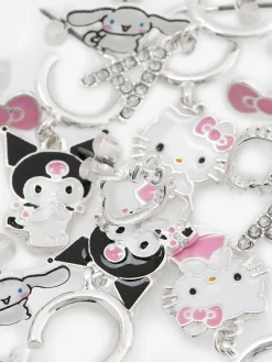 Bijoux|Primark Lot De 6 Paires De Boucles D'oreilles Hello Kitty Rose