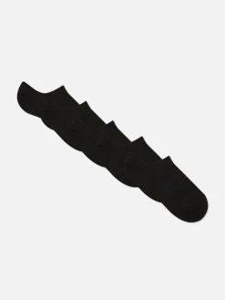 Chaussettes|Primark Lot De 5 Paires De Chaussettes Invisibles Noir