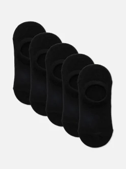 Chaussettes|Primark Lot De 5 Paires De Chaussettes Pour Baskets Noir