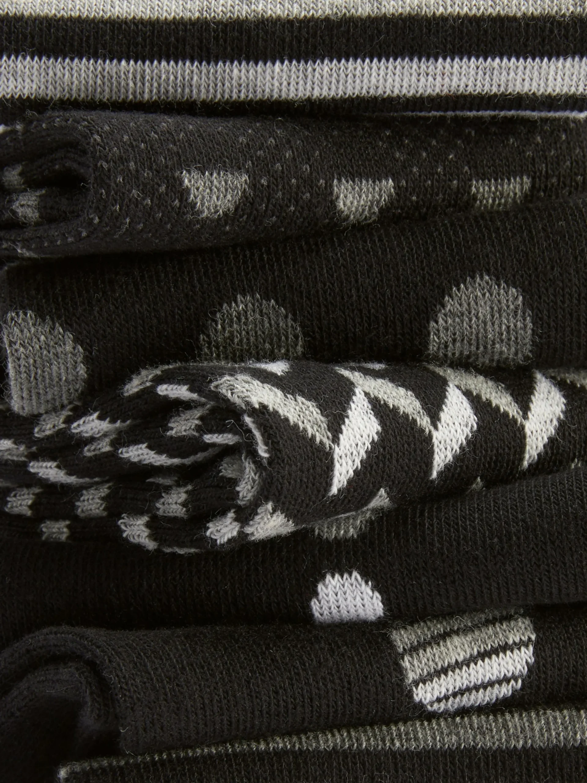 Chaussettes|Primark Lot De 7 Paires De Chaussettes à Motifs Variés Multicolore