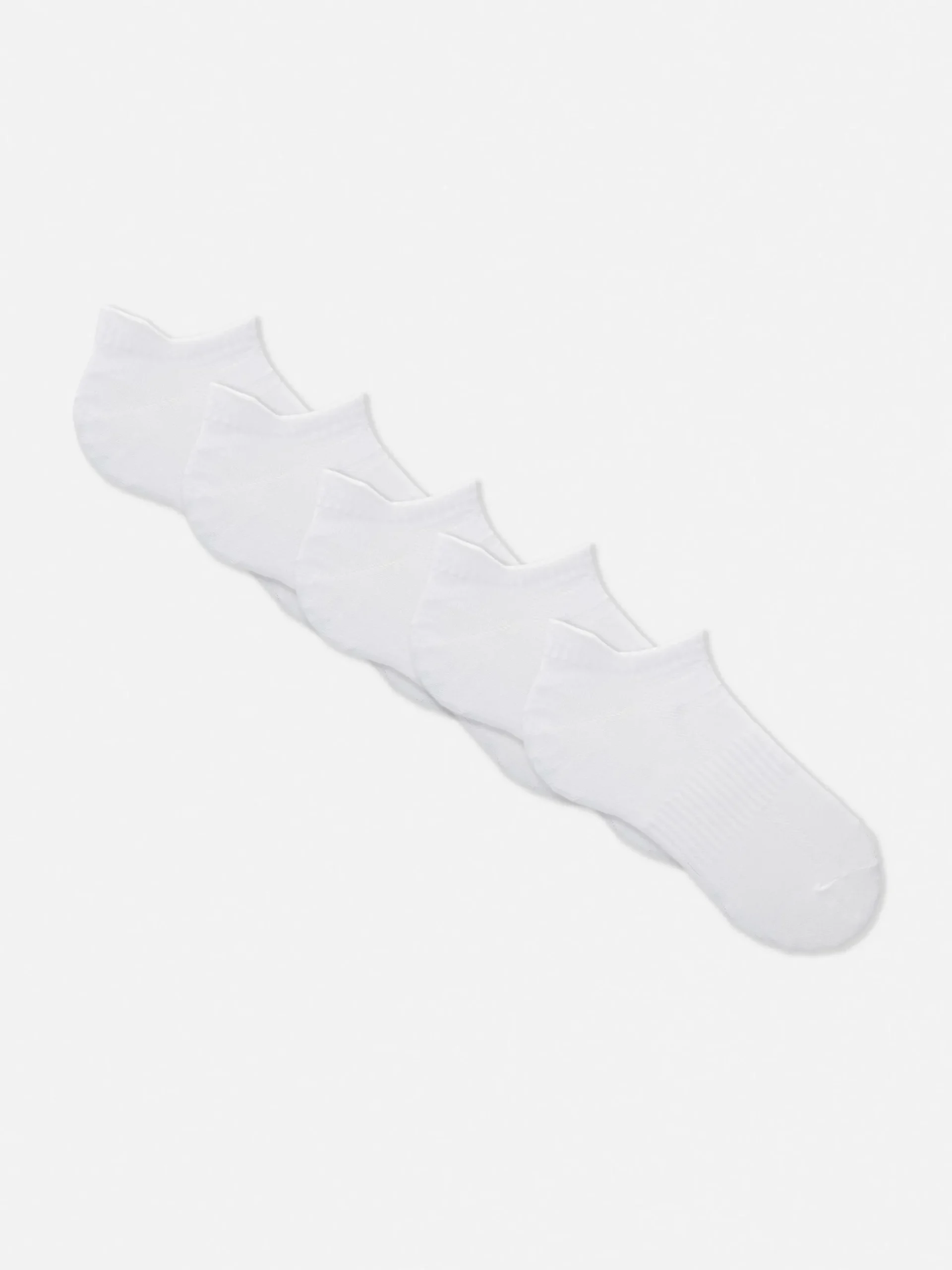 Chaussettes|Primark Lot De 5 Paires De Chaussettes De Sport En Microfibre Blanc