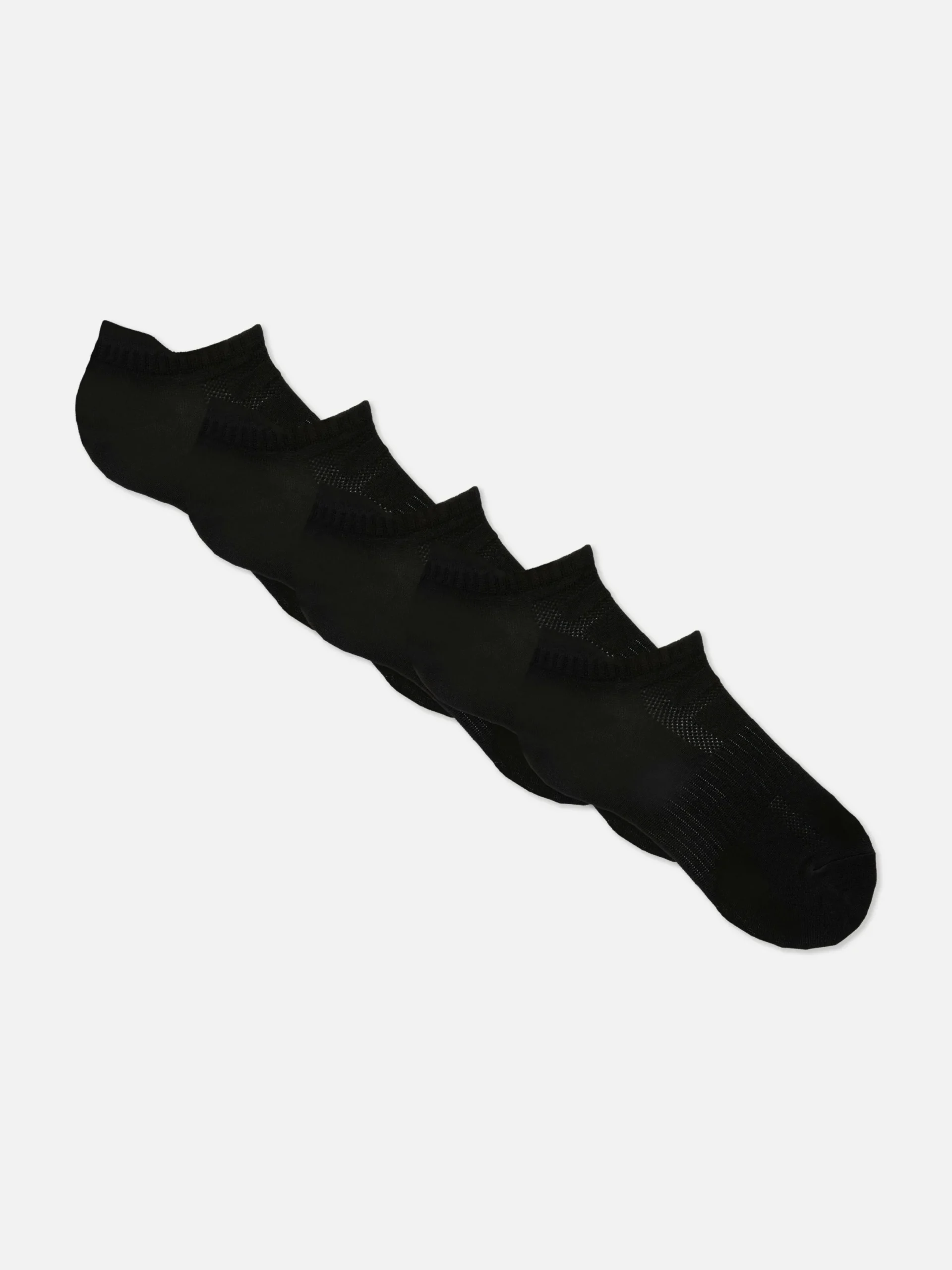 Chaussettes|Primark Lot De 5 Paires De Chaussettes De Sport En Microfibre Noir