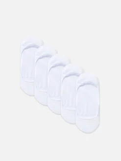 Chaussettes|Primark Lot De 5 Paires De Chaussettes Invisibles Blanc