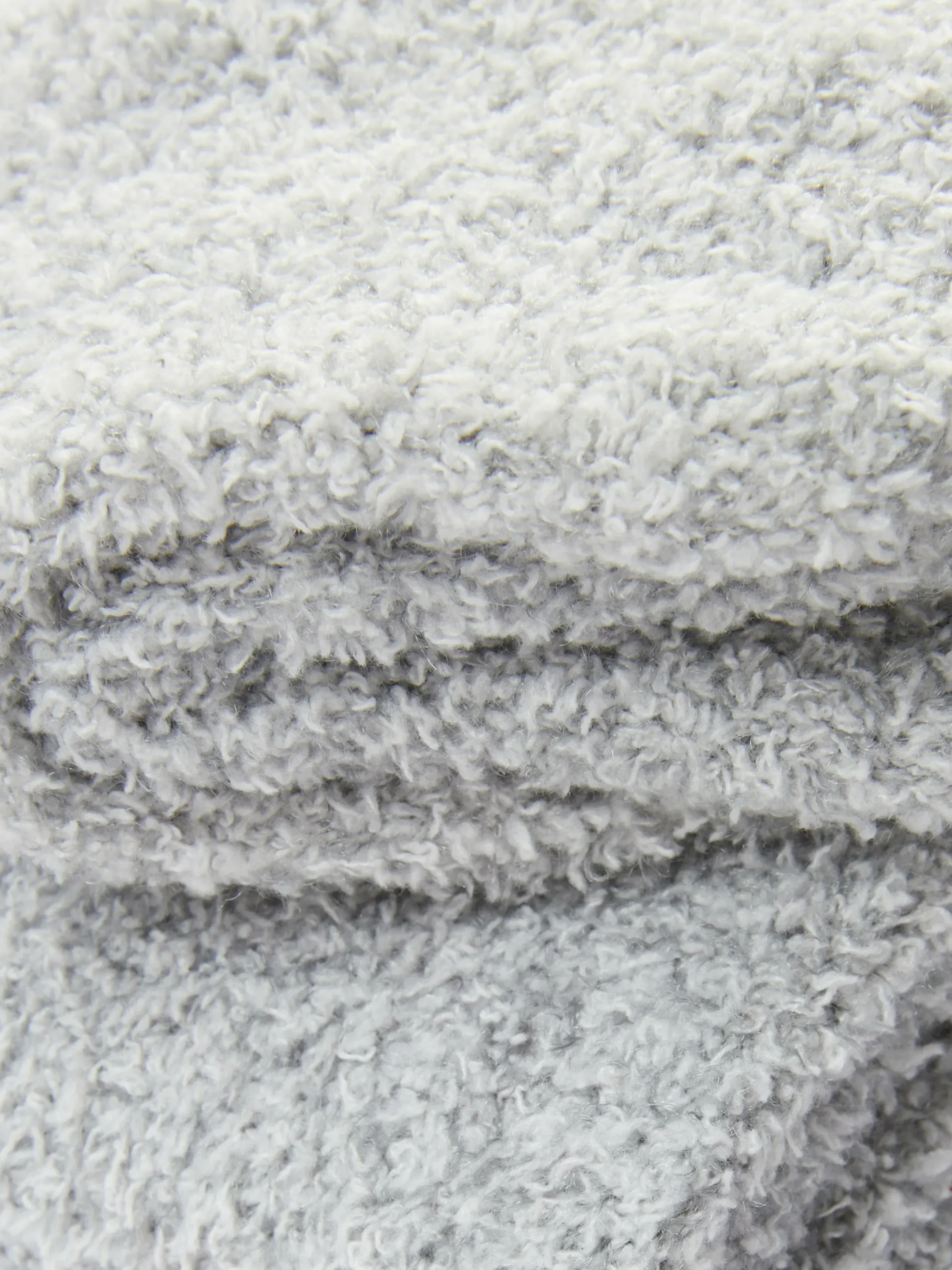 Chaussettes|Primark Lot De 2 Paires De Chaussettes De Sport à Texture Bouclée Gris