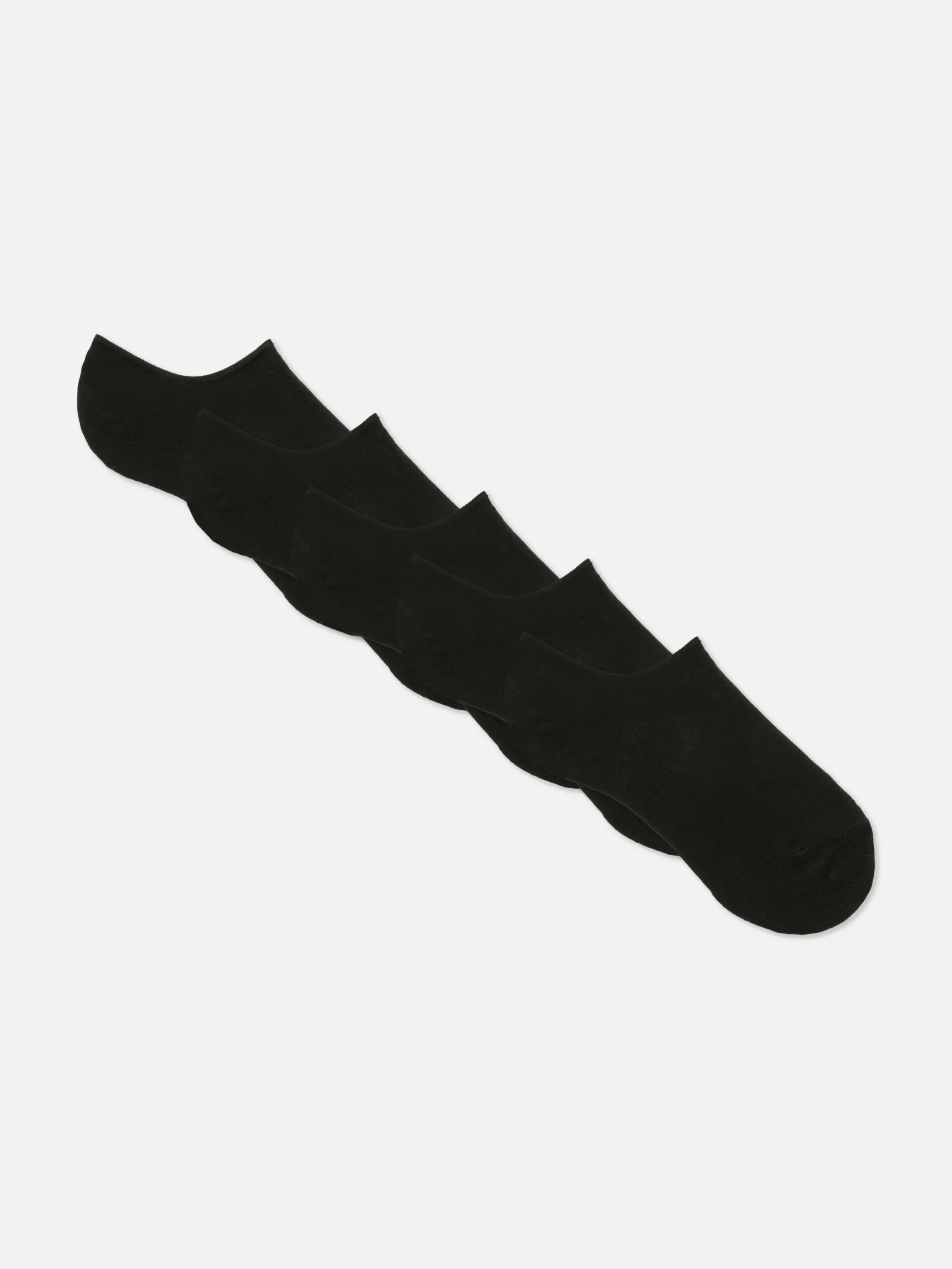 Chaussettes|Primark Lot De 5 Paires De Chaussettes Invisibles Noir