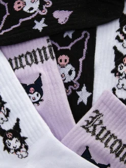 Chaussettes|Primark Lot De 2 Paires De Chaussettes Hello Kitty Kuromi Violet