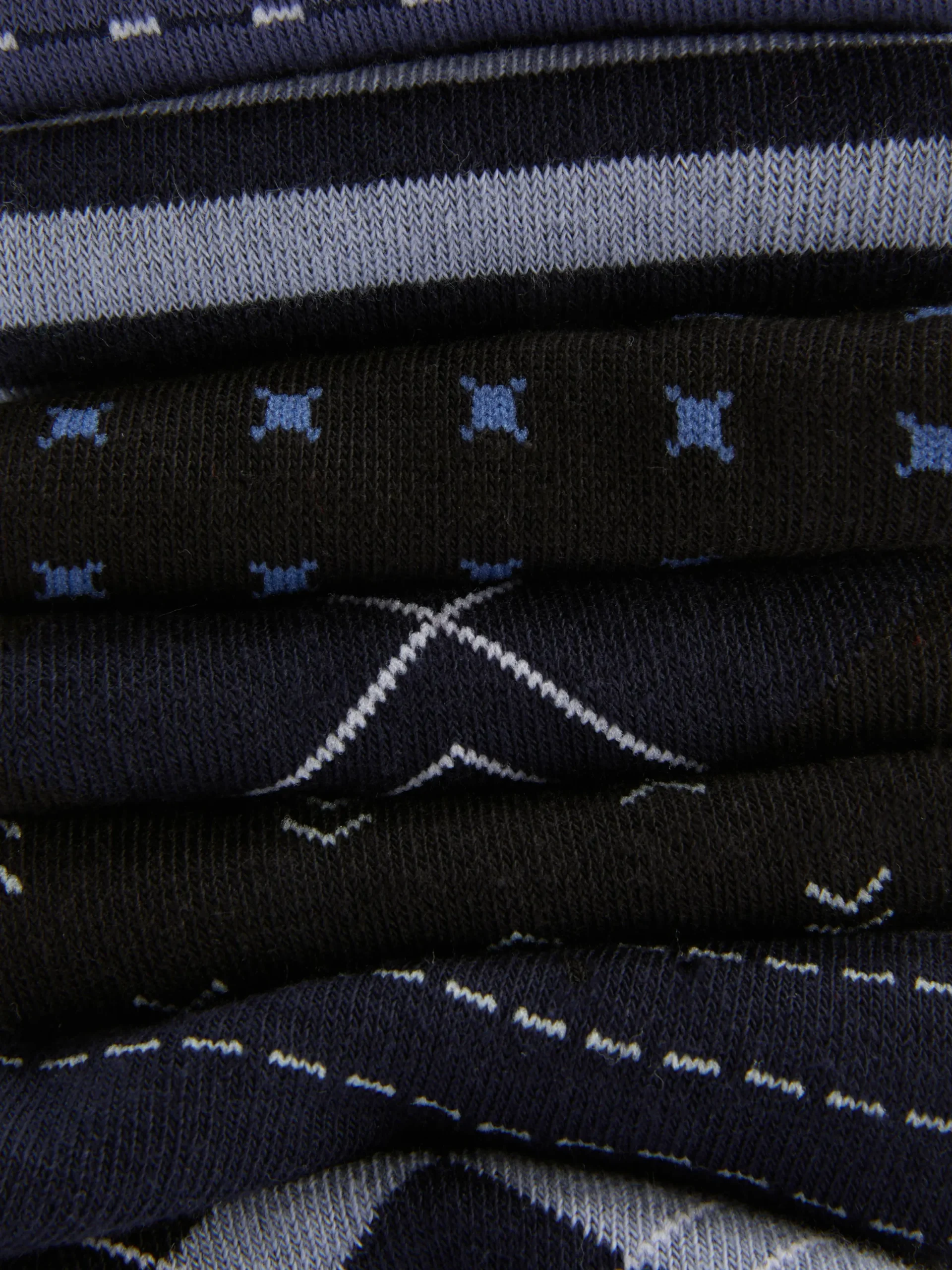 Chaussettes|Primark Lot De 7 Paires De Chaussettes à Motifs Variés Multicolore