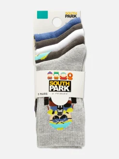 Chaussettes|Primark Lot De 5 Paires De Chaussettes South Park Cartman Multicolore
