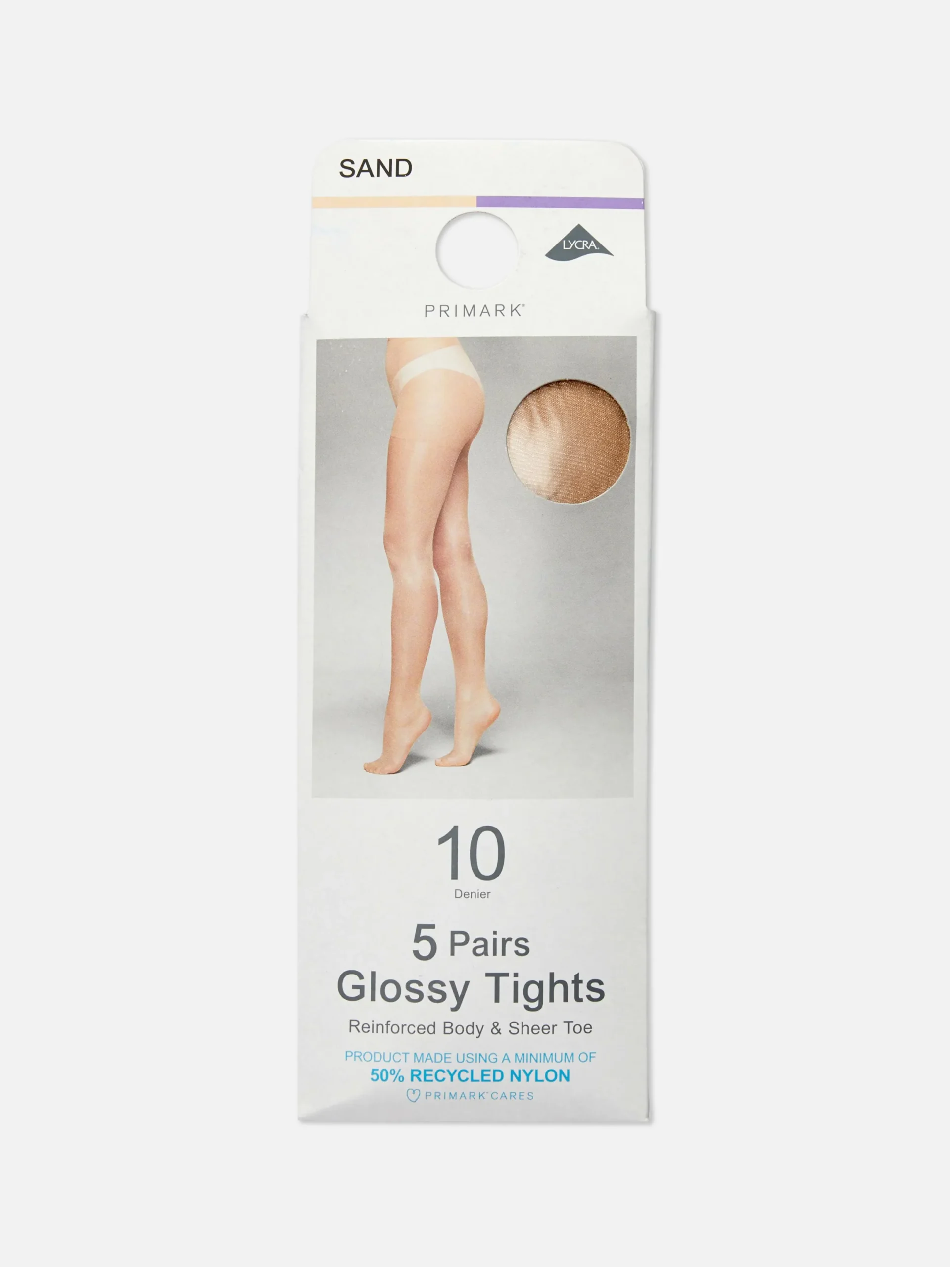Collants|Primark Lot De 5 Paires De Collants Brillants 10 Deniers Sable