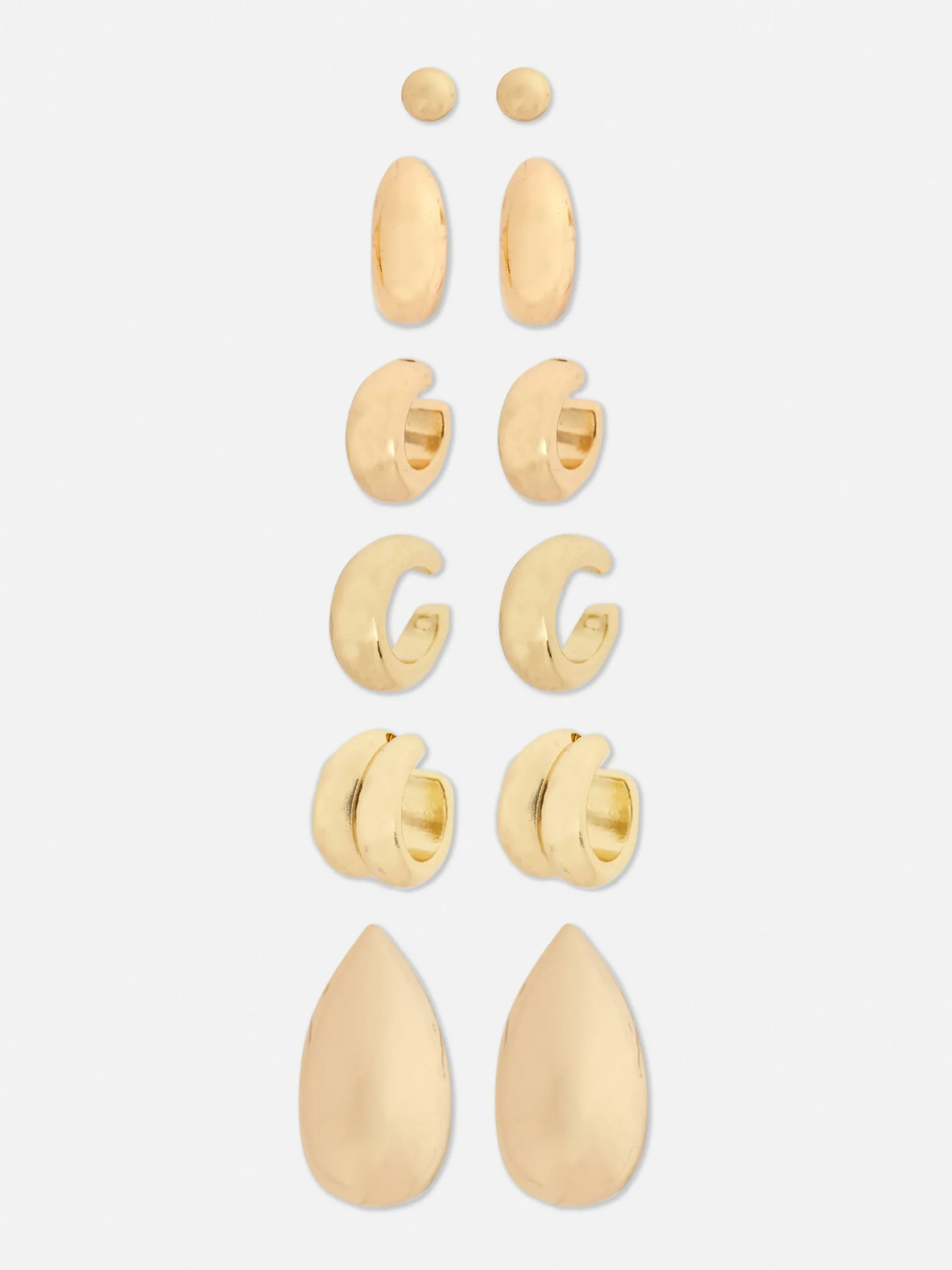 Bijoux|Primark Lot De 6 Paires De Manchettes D'oreilles Jaune