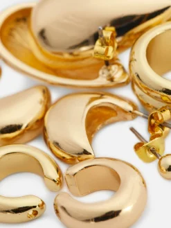 Bijoux|Primark Lot De 6 Paires De Manchettes D'oreilles Jaune