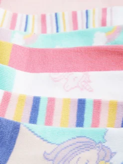 Chaussettes Et Collants|Primark Lot De 7 Paires De Socquettes à Motif Licorne Multicolore