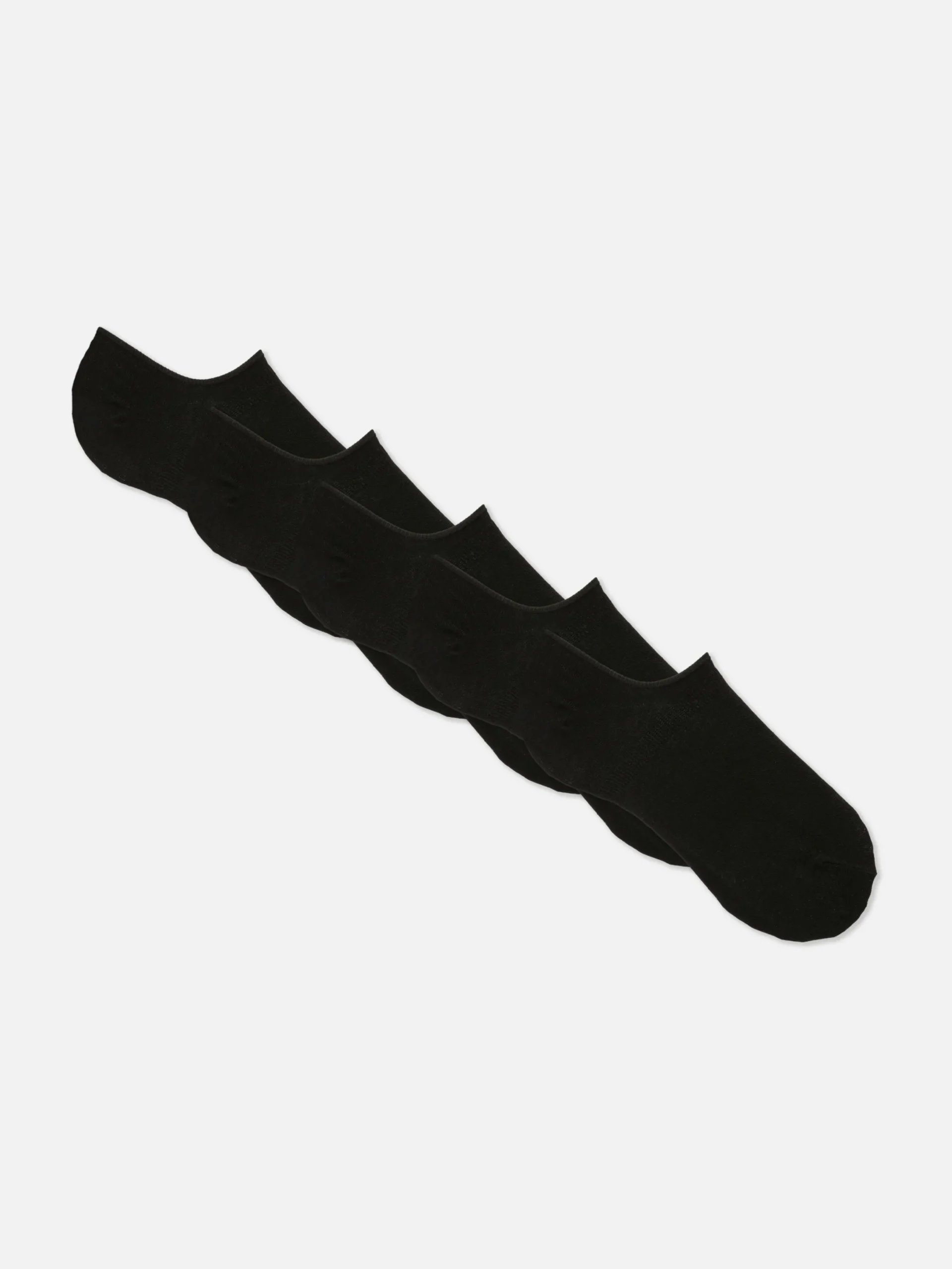Chaussettes|Primark Lot De 5 Paires De Socquettes Invisibles Noir