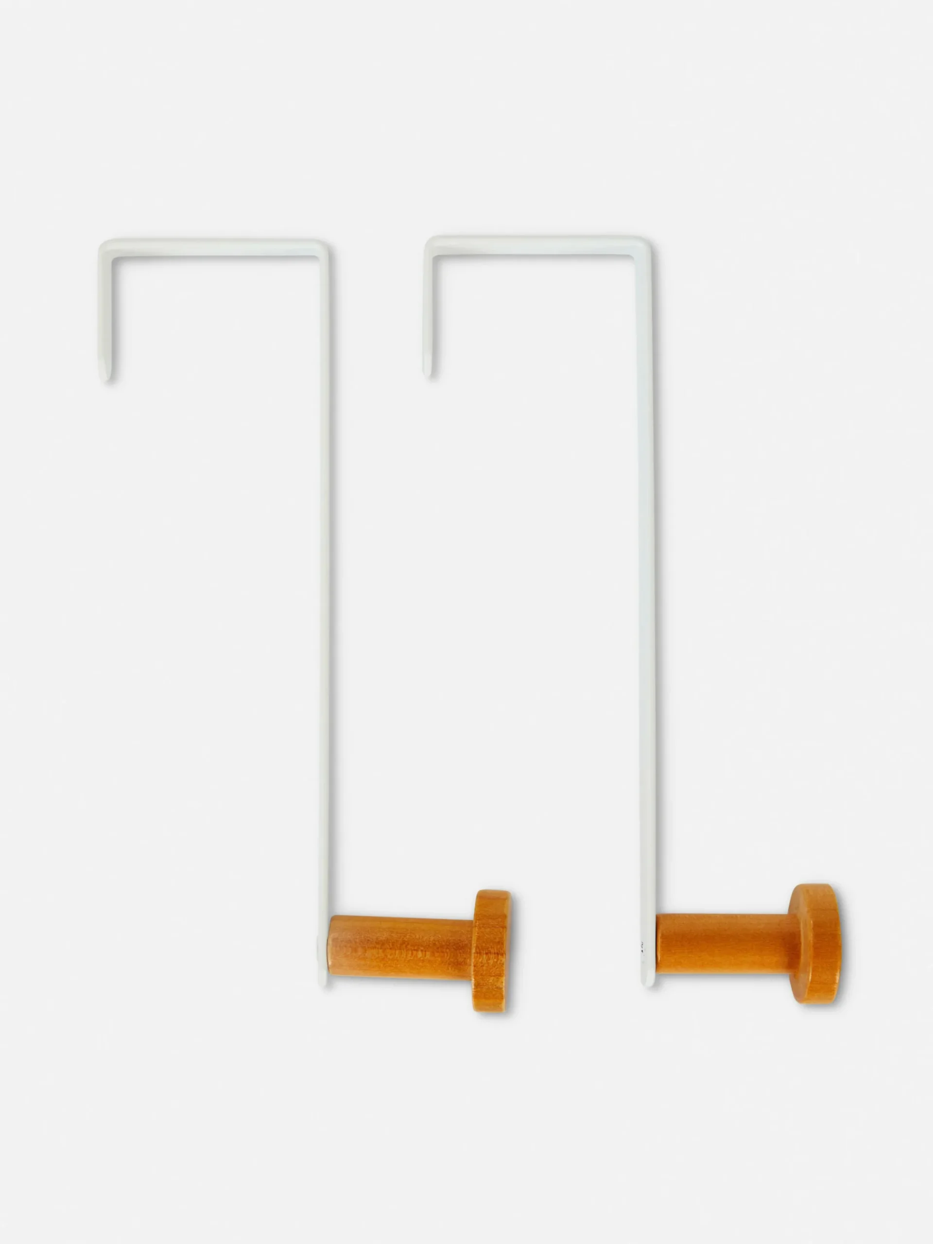 Solutions De Rangement Murales Et Cintres|Primark Lot De 2 Patères De Porte Blanc