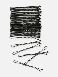 Accessoires Cheveux|Primark Lot De 60 Pinces à Cheveux Kirby Noir