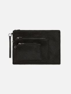 Sacs Et Porte-Monnaie|Primark Lot De 3 Pochettes En Maille Noir