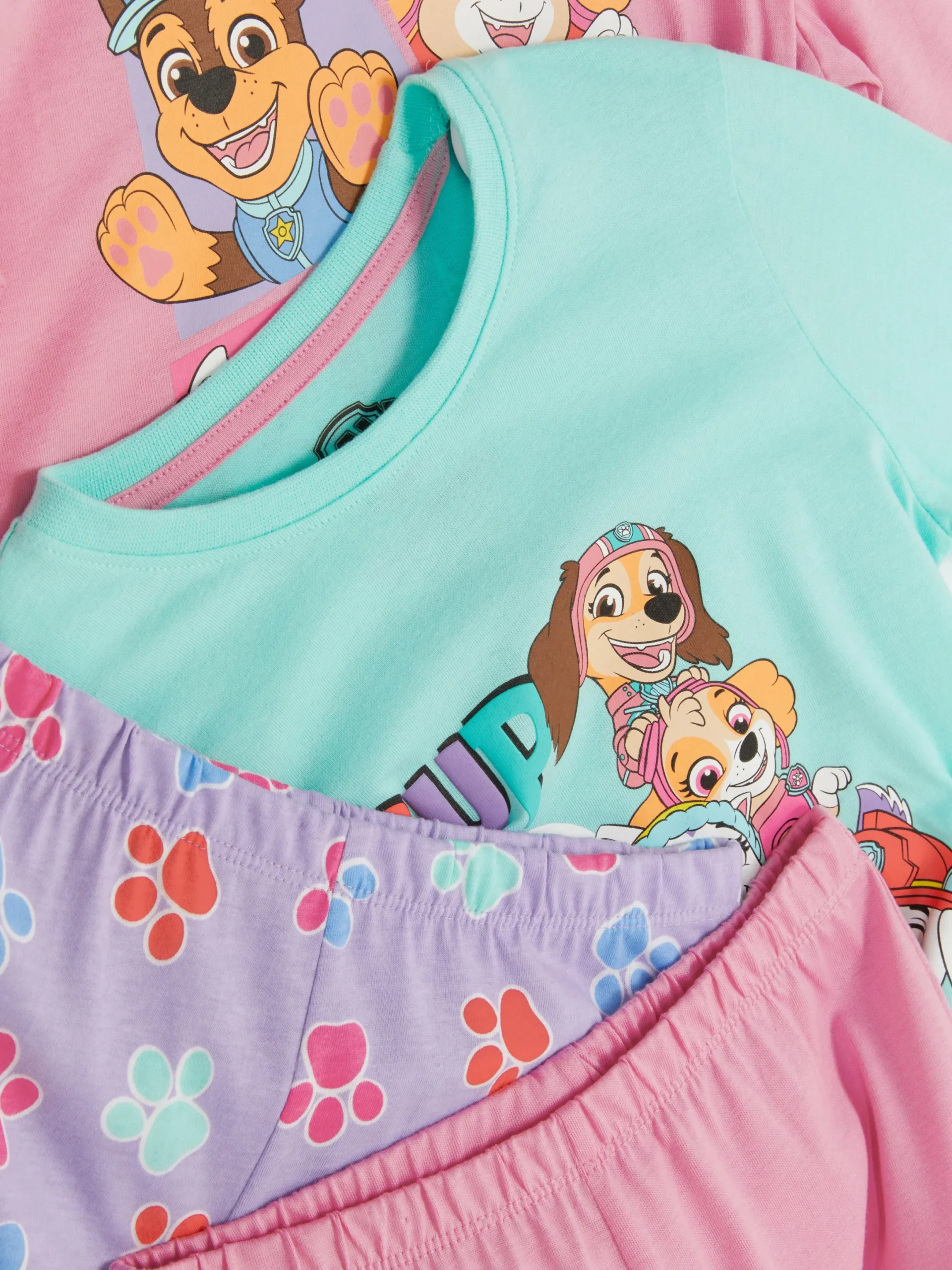 Pyjamas Et Vêtements De Nuit|Primark Lot De 2 Pyjamas Longs La Pat' Patrouille Multicolore