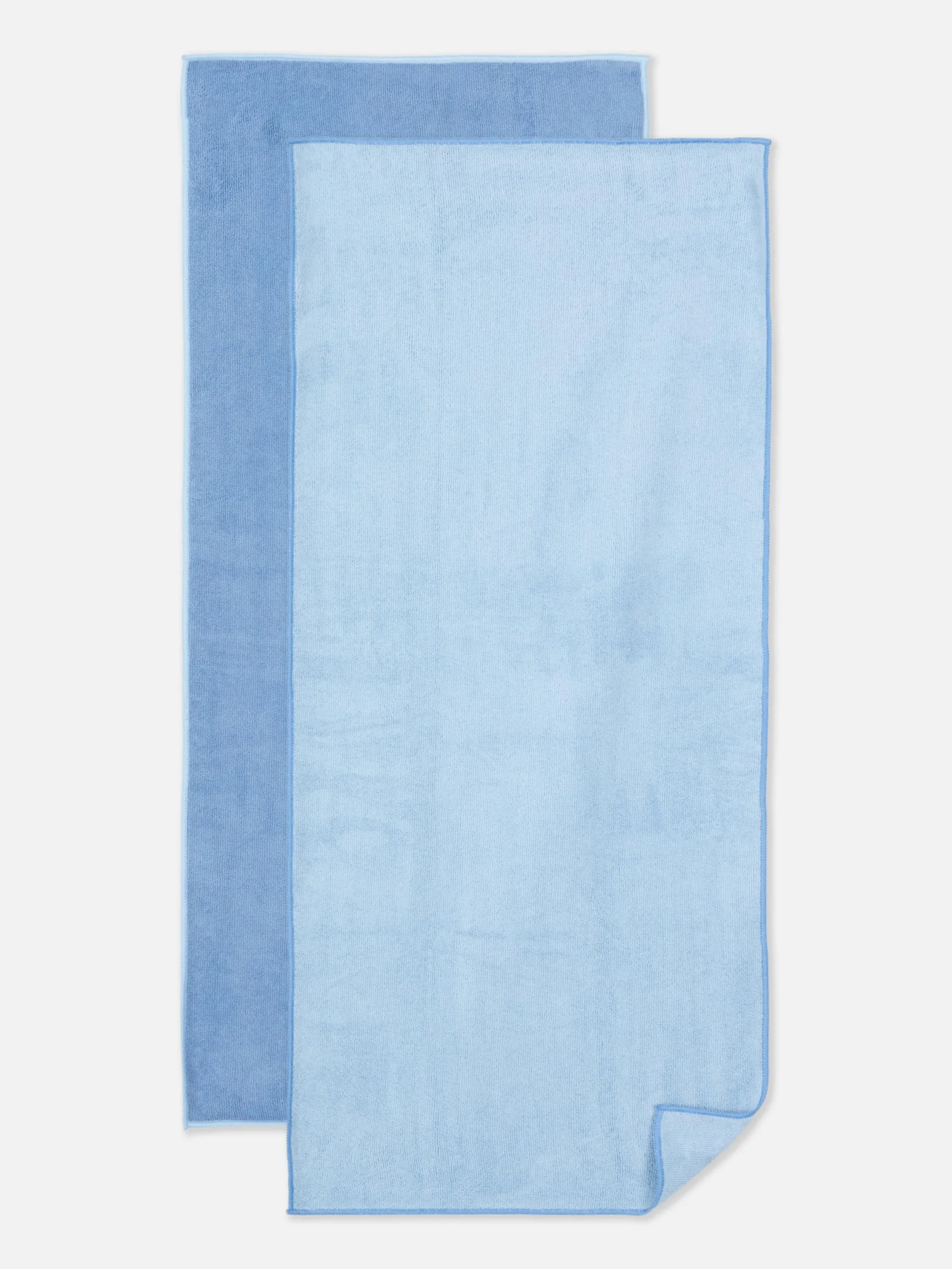 Serviettes|Primark Lot De 2 Serviettes De Sport Bleu