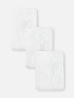 Serviettes|Primark Lot De 3 Serviettes Ultra Douces Pour Le Visage Blanc