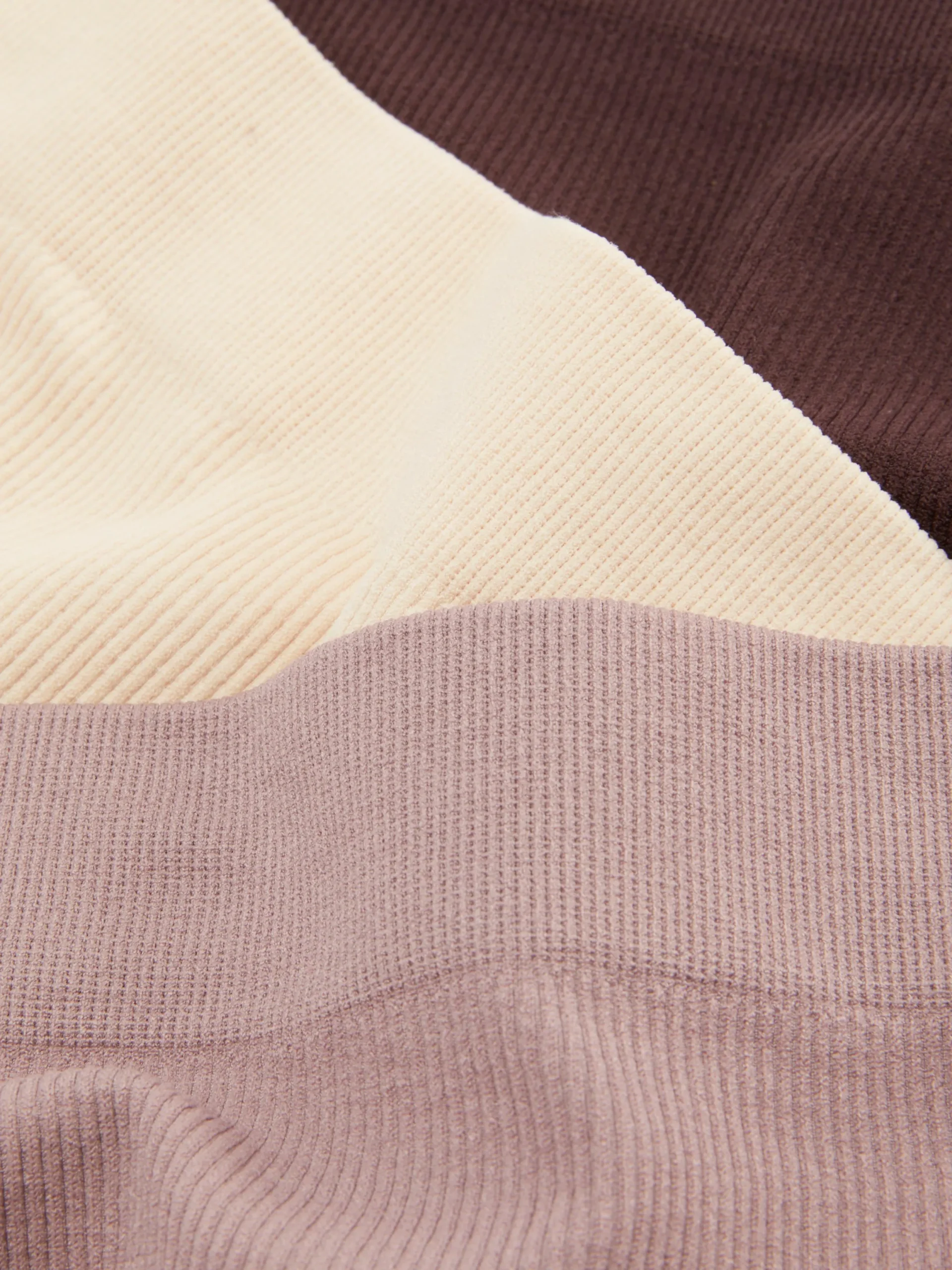 Culotte|Primark Lot De 3 Strings Côtelés Figue
