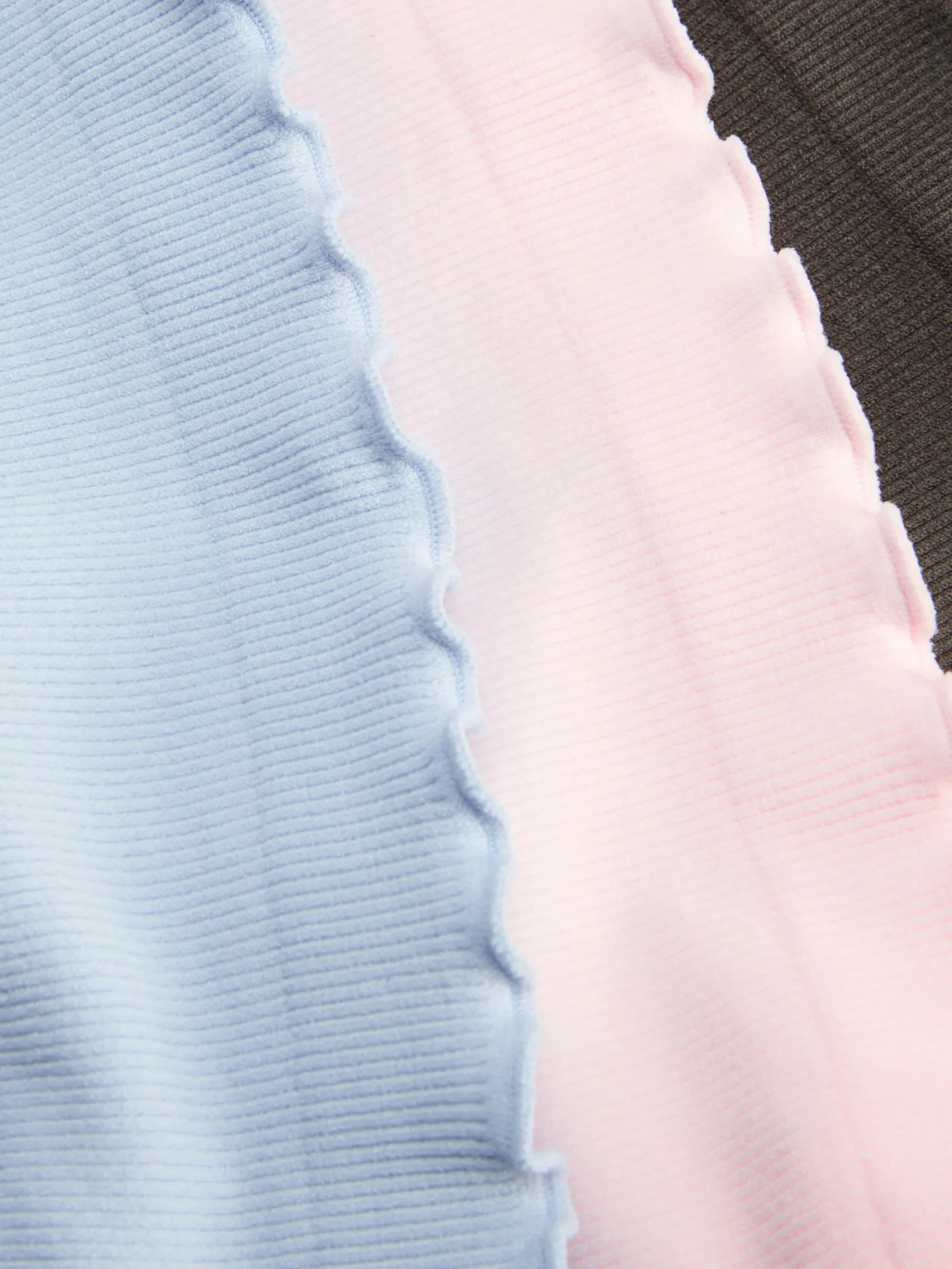 Culotte|Primark Lot De 3 Strings Sans Coutures à Bords Ondulés Bleu clair