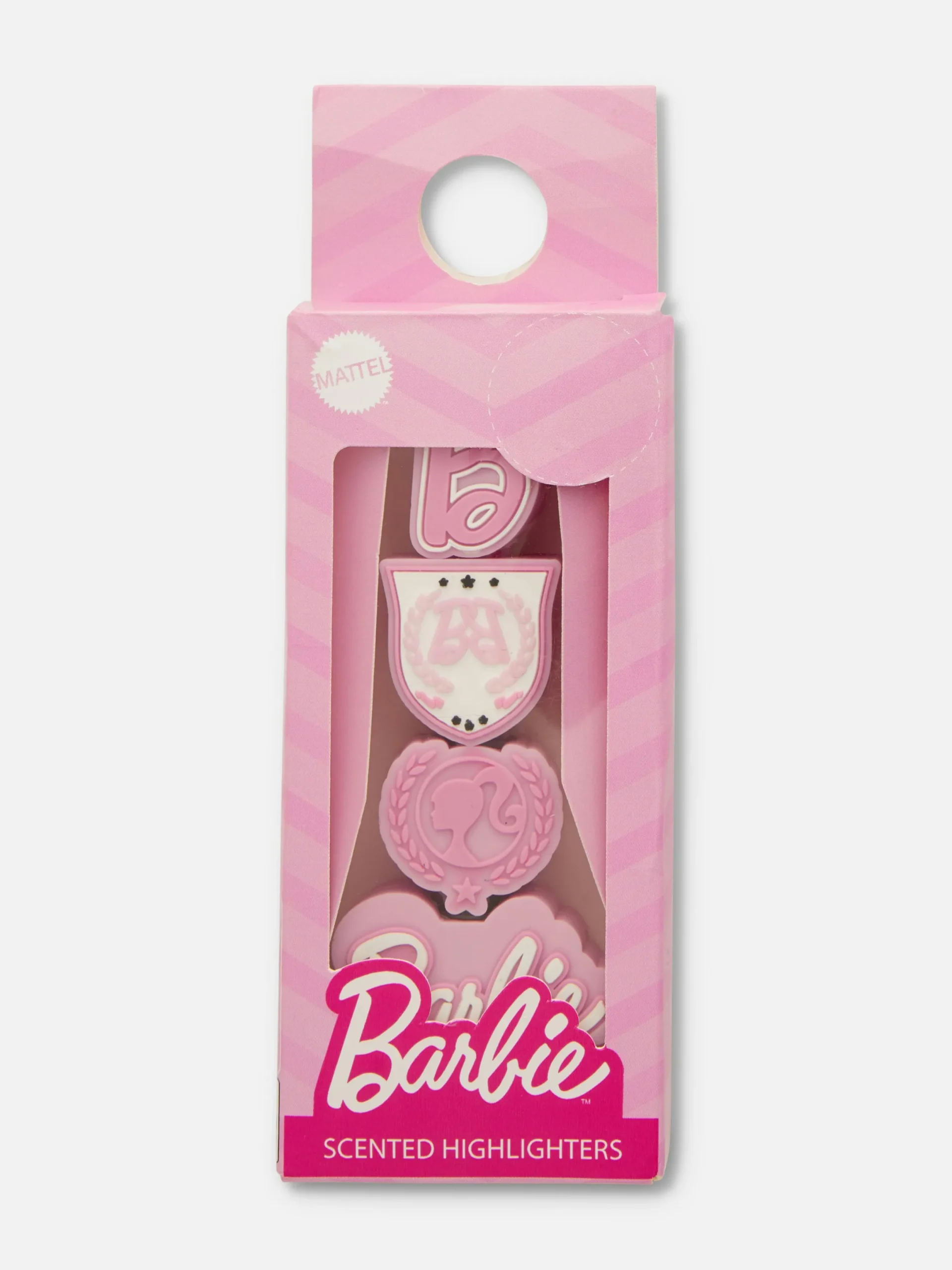 Crayons De Couleur|Primark Lot De 4 Surligneurs Parfumés Empilables Barbie Rose