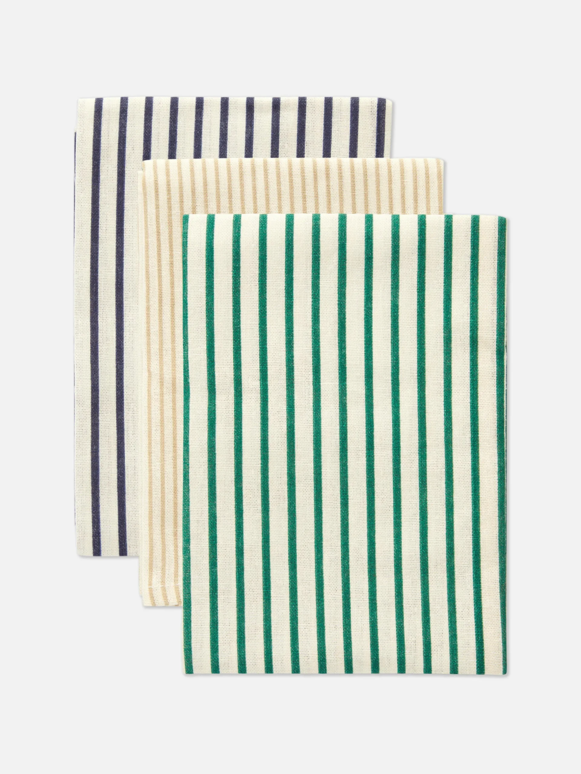 Art De La Table|Primark Lot De 3 Torchons Multicolore