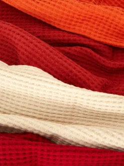Art De La Table|Primark Lot De 4 Torchons Gaufrés Rouge