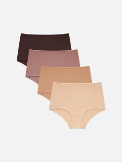 Culotte|Primark Lot De 4 culottes Hautes Neutres Naturel