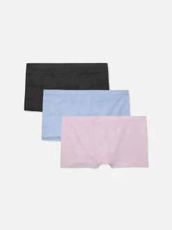 Culotte|Primark Lot De 3 shortys élastiqués Anthracite