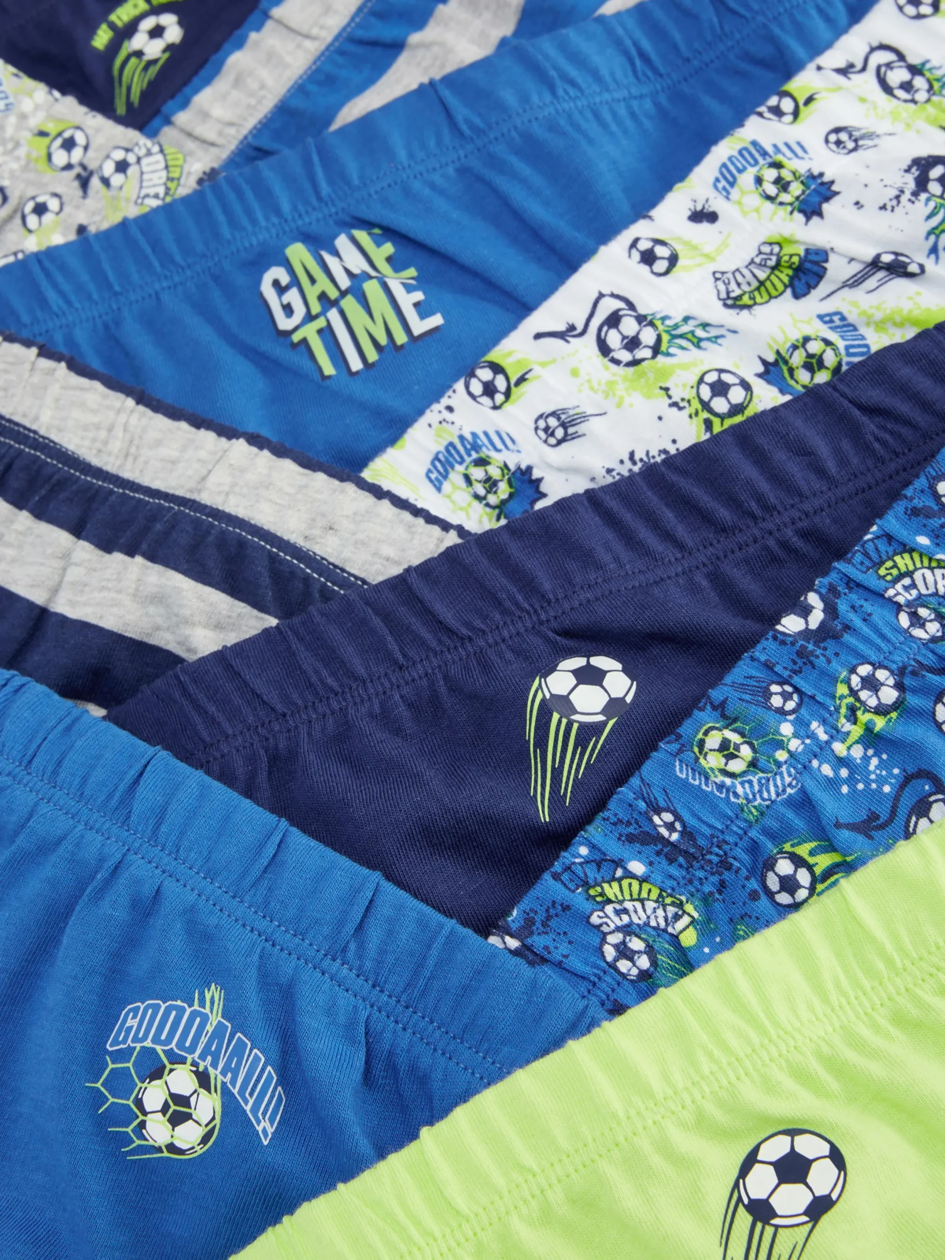Sous-Vêtement|Primark Lot De 10 slips Graphiques Football Multicolore