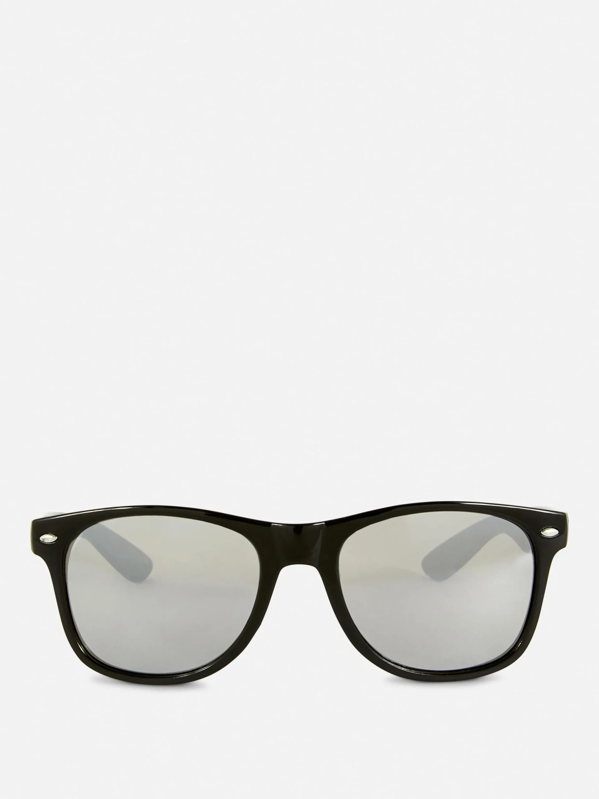 Lunettes De Soleil|Primark Lunettes De Soleil Effet Miroir à Monture Carrée Argent