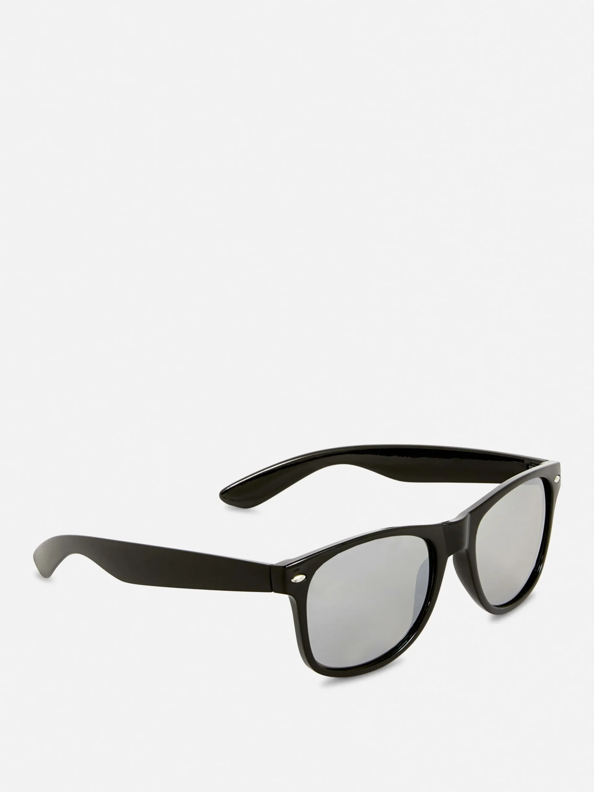 Lunettes De Soleil|Primark Lunettes De Soleil Effet Miroir à Monture Carrée Argent