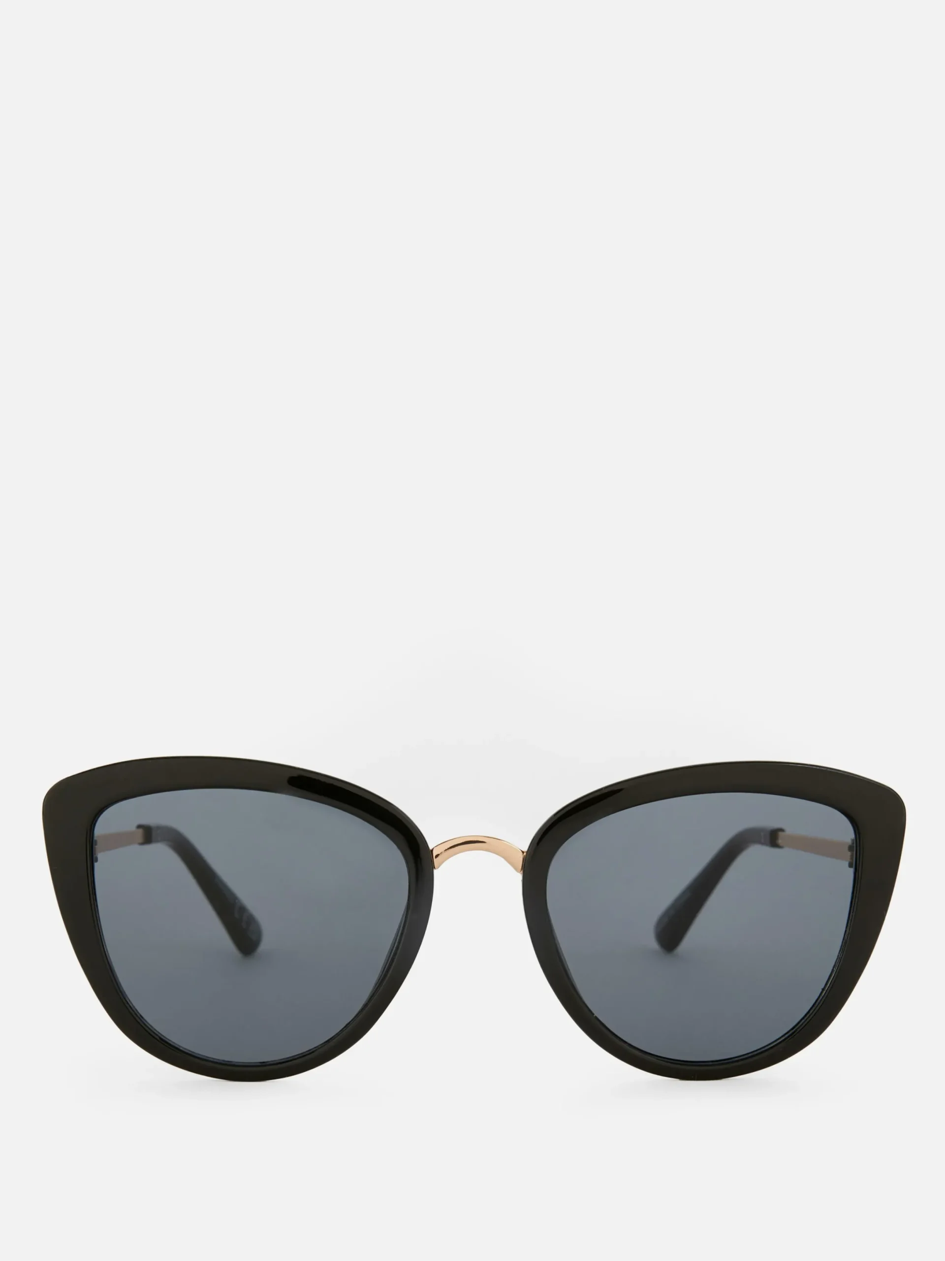 Lunettes De Soleil|Primark Lunettes De Soleil œil De Chat à Finition Métallisée Noir