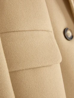 Manteaux Et Vestes|Primark Manteau à Boutonnage Simple Classique Camel