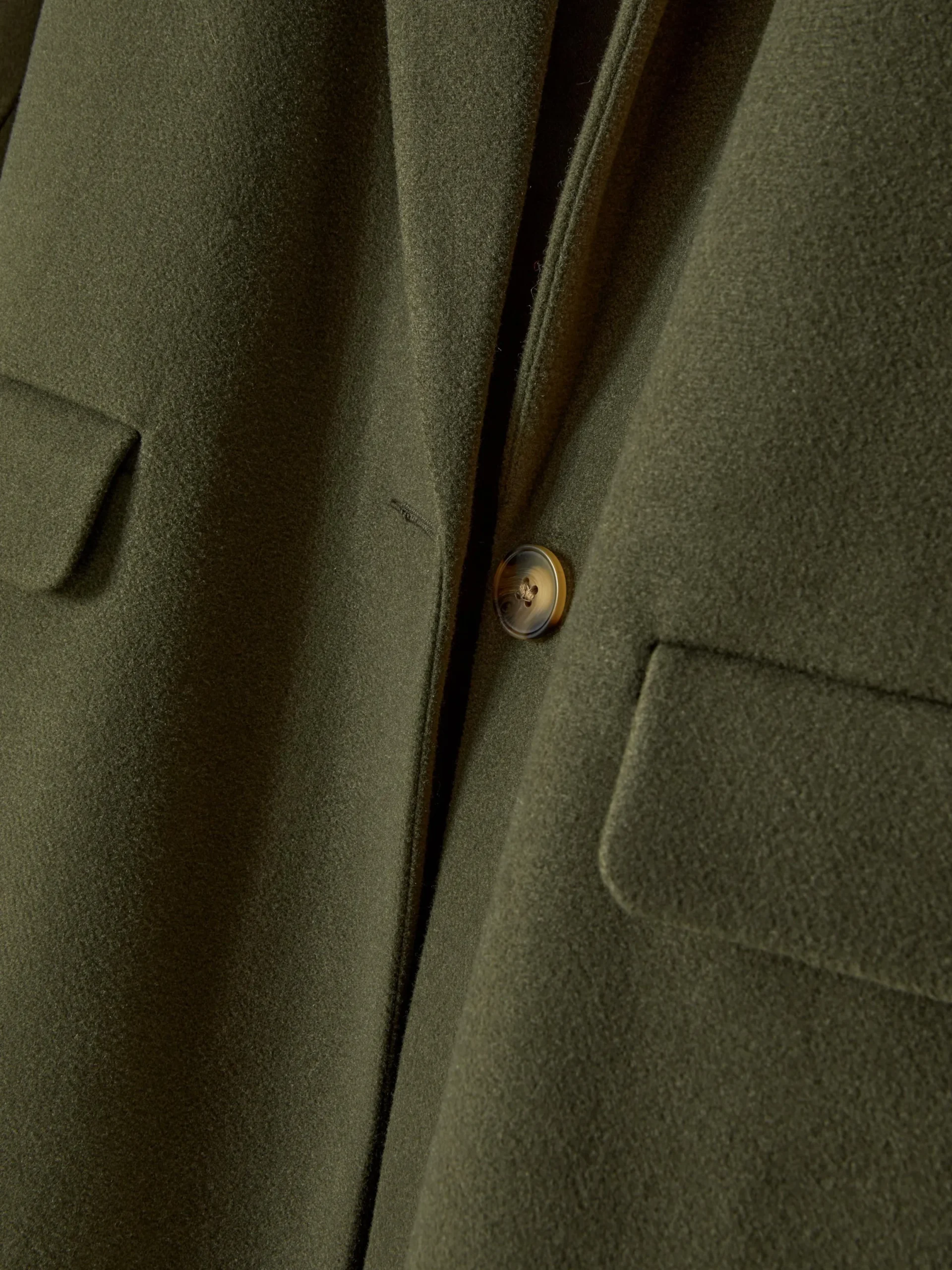 Manteaux Et Vestes|Primark Manteau à Boutonnage Simple Classique Kaki