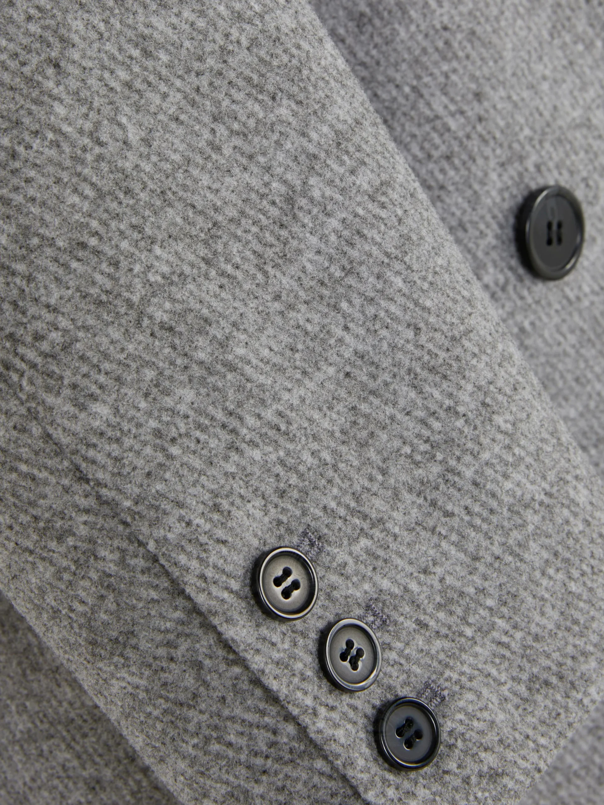 Manteaux Et Vestes|Primark Manteau Croisé En Sergé Gris