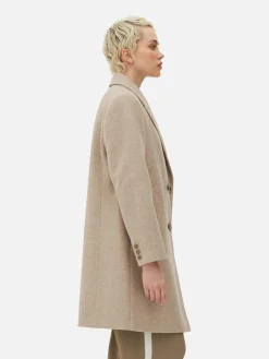 Manteaux Et Vestes|Primark Manteau Croisé En Sergé Écru