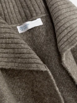 Pulls Et Gilets|Primark Manteau-cardigan Long Tricoté Taupe