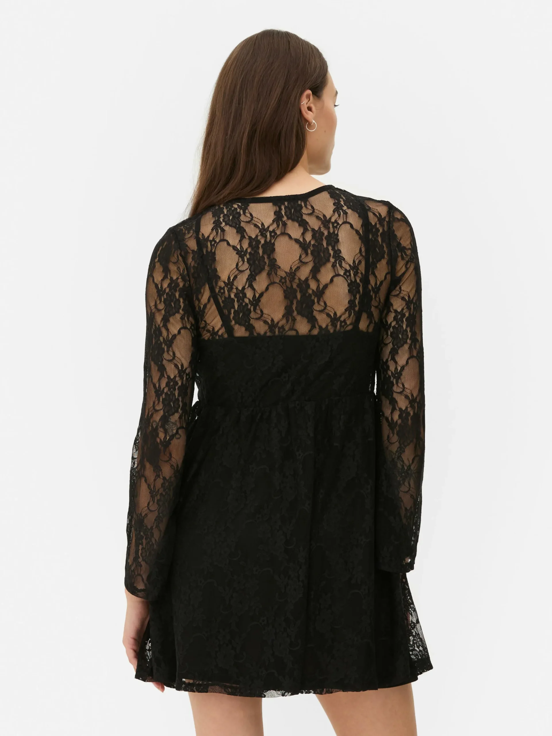 Tout Halloween|Robes|Primark Mini Robe En Dentelle Beetlejuice X Colleen Atwood Noir