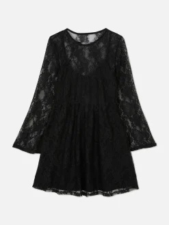 Tout Halloween|Robes|Primark Mini Robe En Dentelle Beetlejuice X Colleen Atwood Noir
