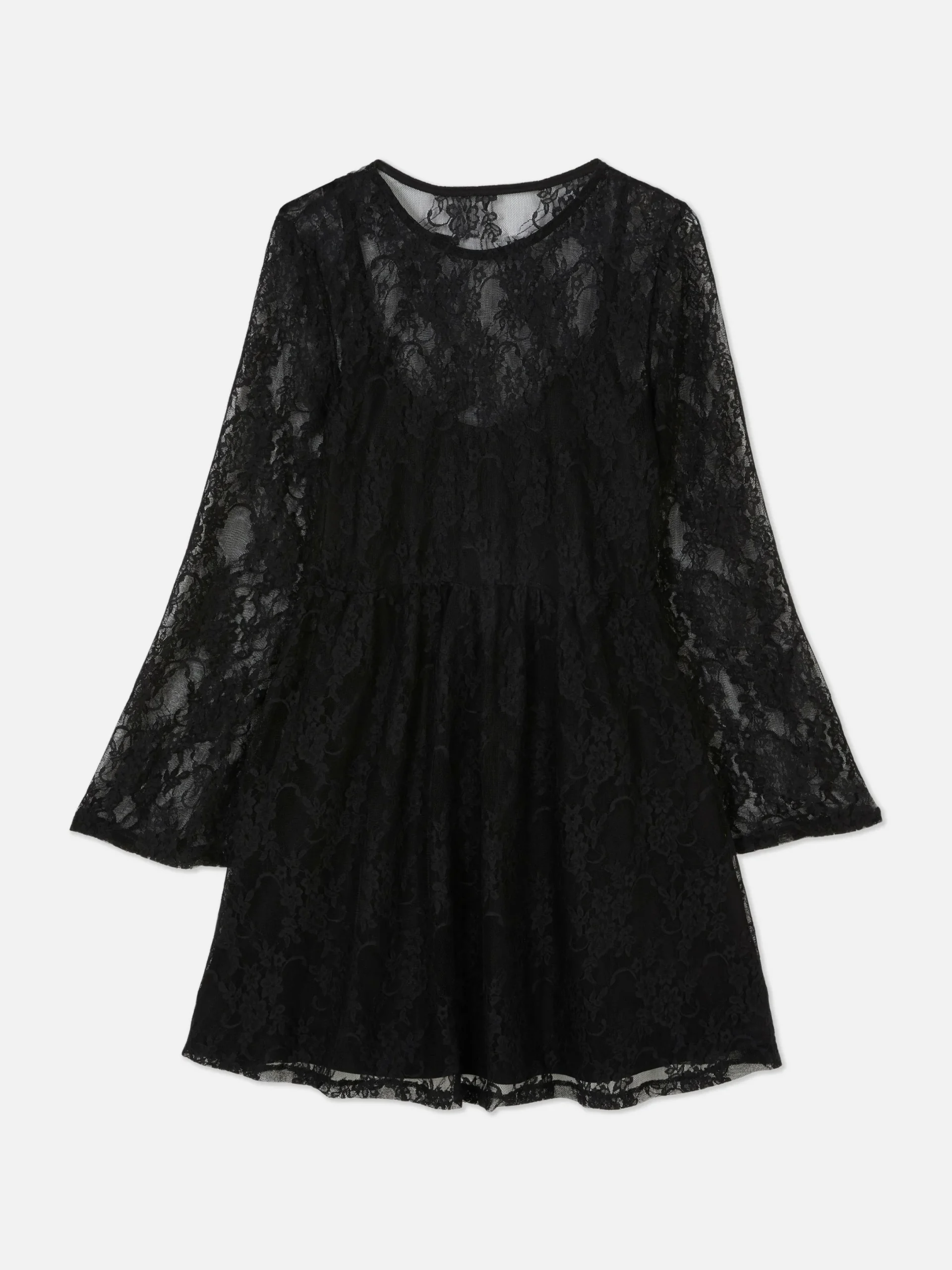 Tout Halloween|Robes|Primark Mini Robe En Dentelle Beetlejuice X Colleen Atwood Noir