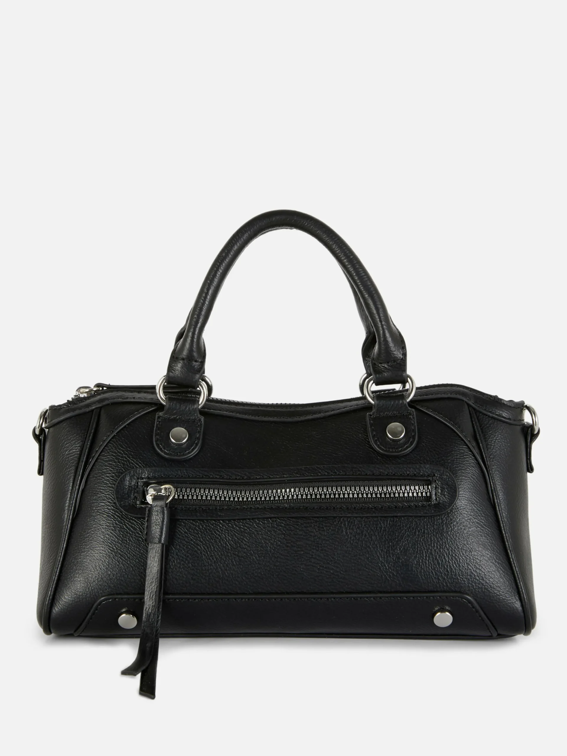 Sacs Et Porte-Monnaie|Primark Mini Sac à Main Fourre-tout En Simili Cuir Noir
