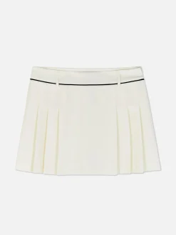 Jupes|Primark Mini-jupe De Tennis Plissée Blanc