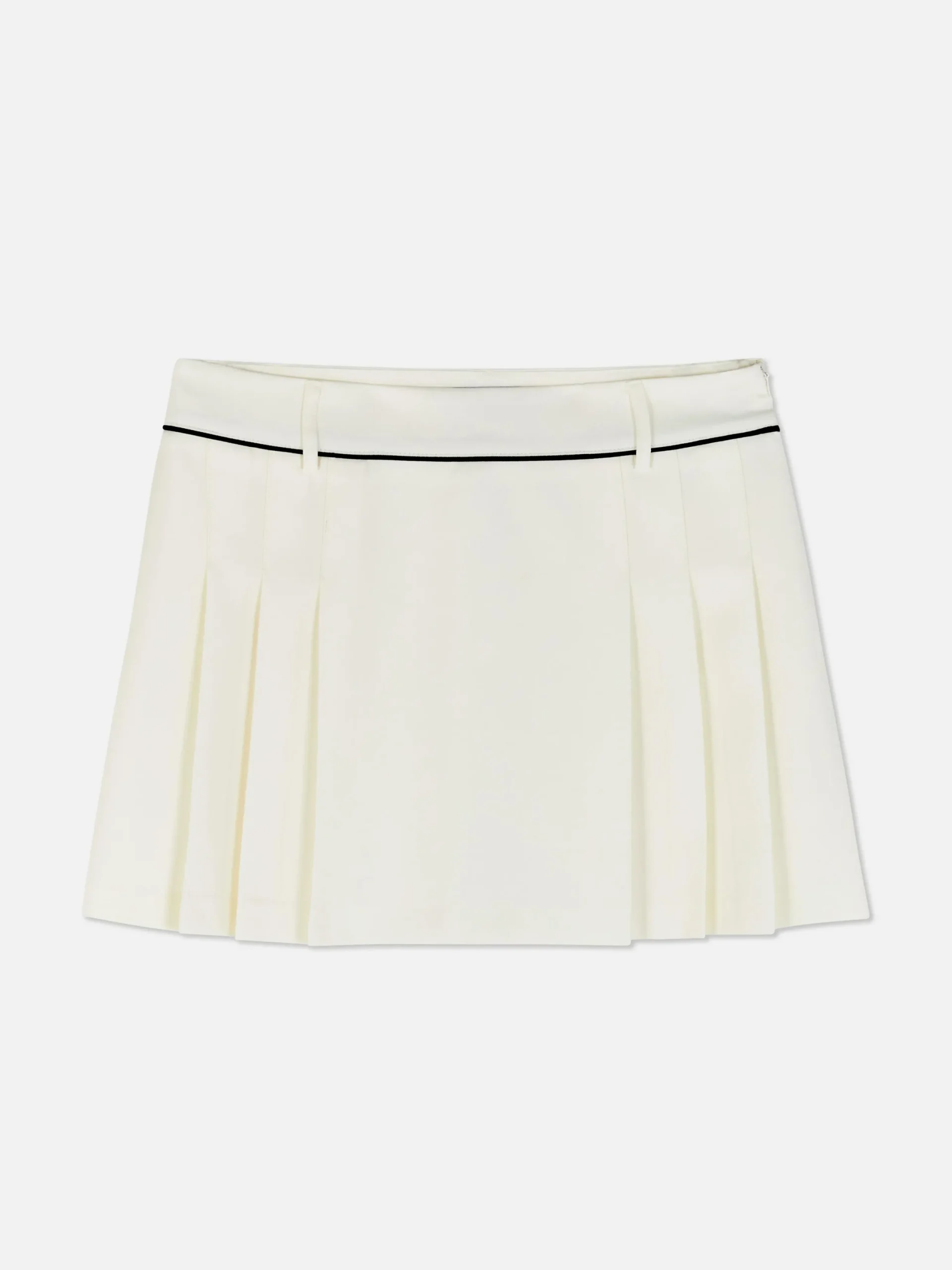 Jupes|Primark Mini-jupe De Tennis Plissée Blanc